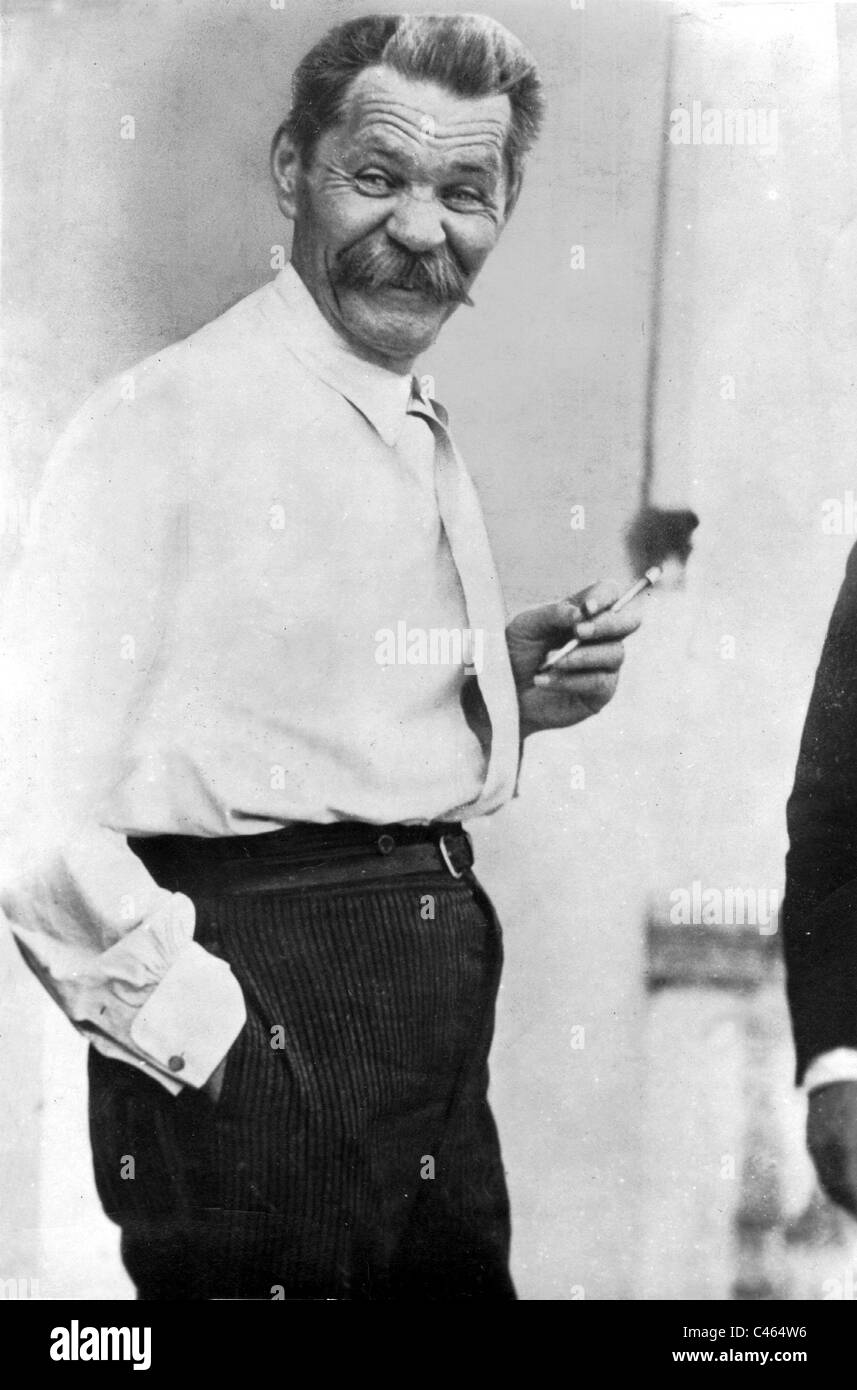 Maxim Gorky, 1928 Stock Photo