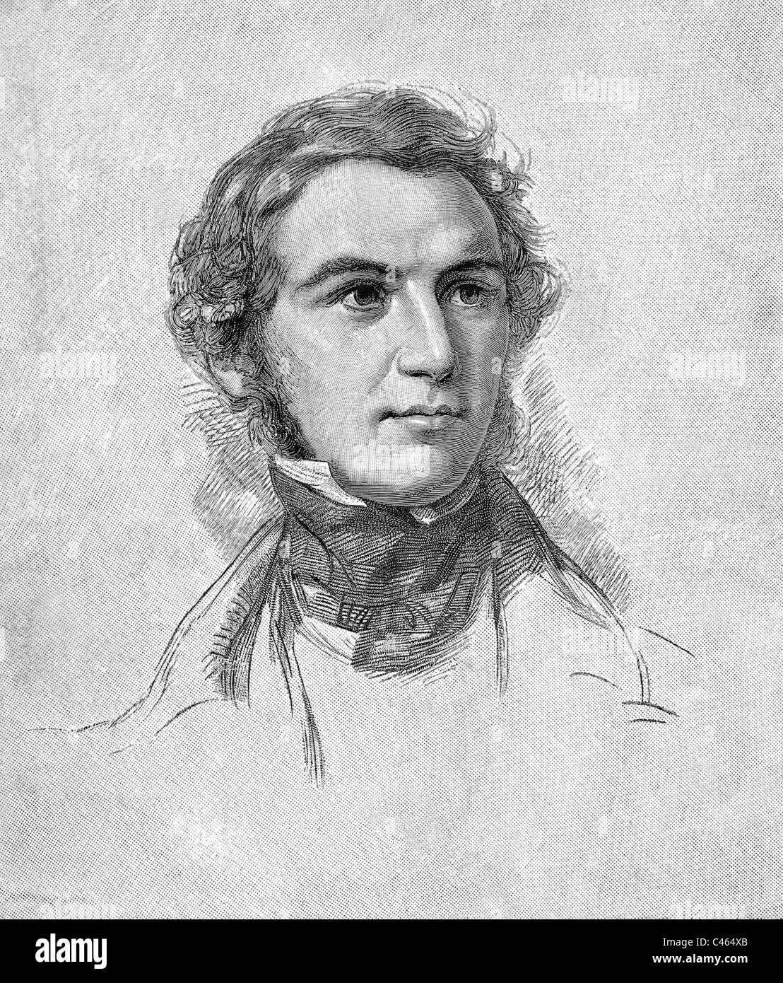 William Gladstone as a young man Stock Photo