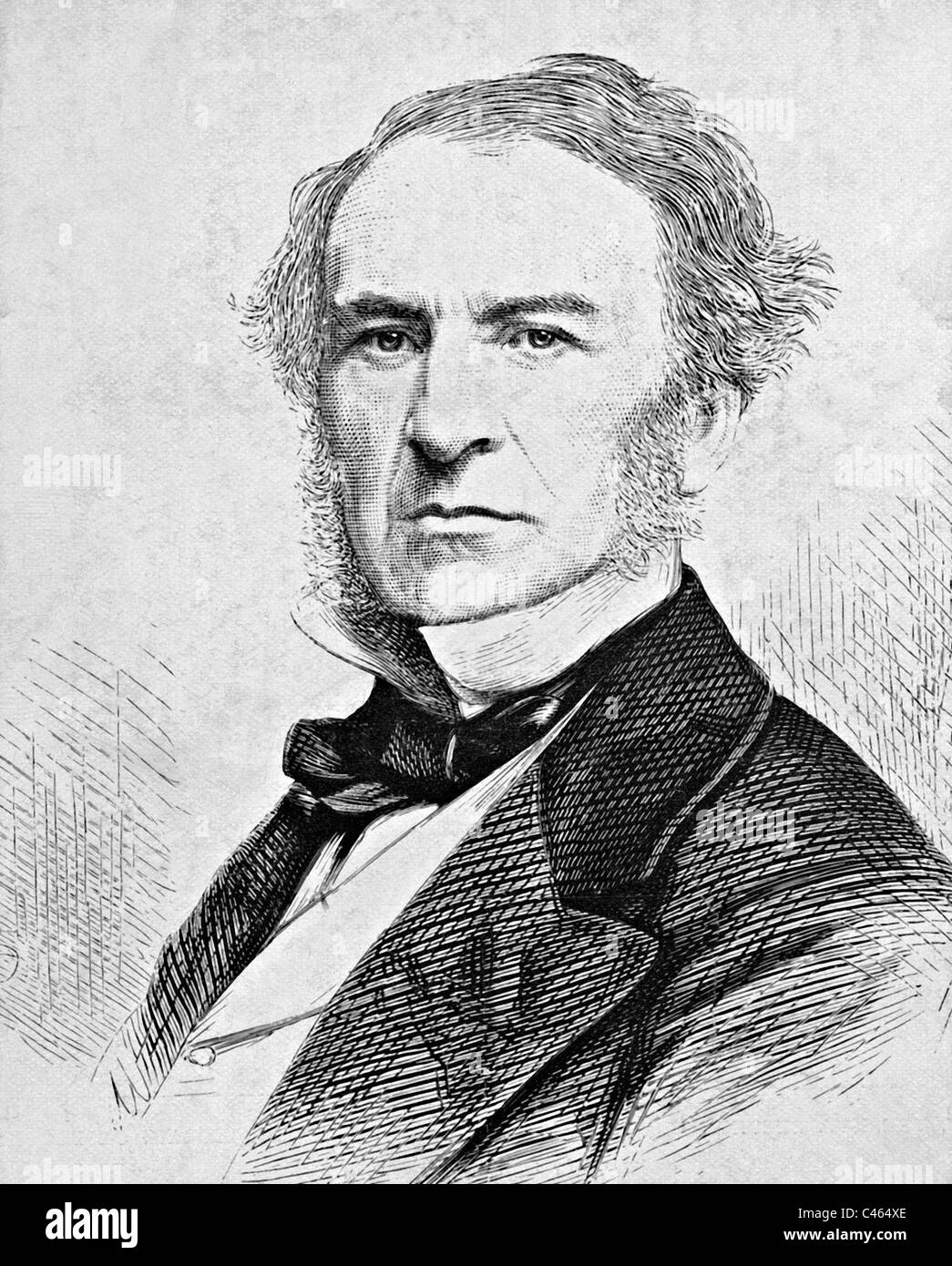 William Gladstone, 1868 Stock Photo