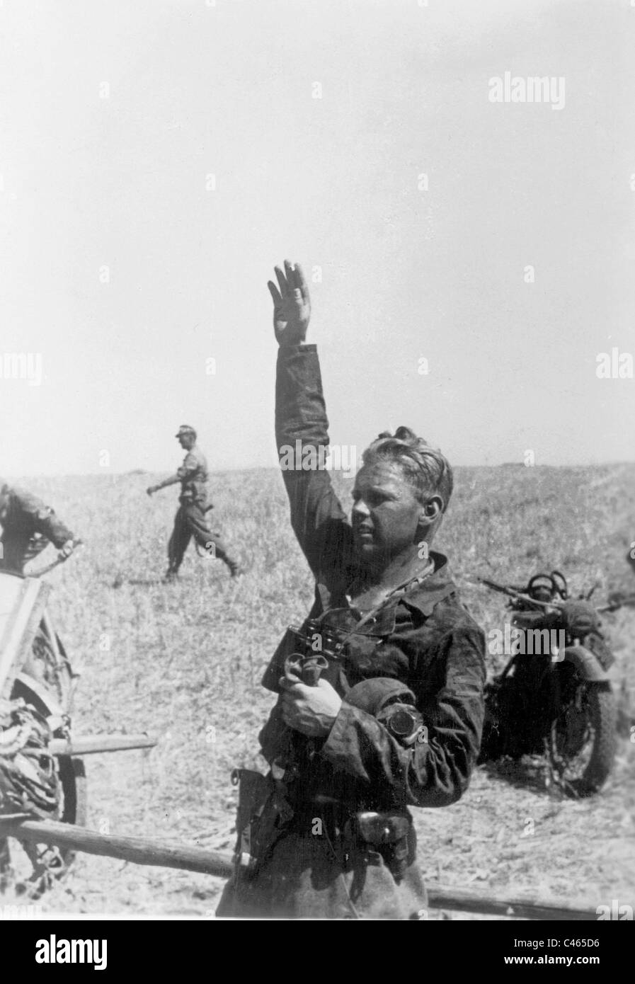 Waffen-SS in the Caucasus, 1942 Stock Photo