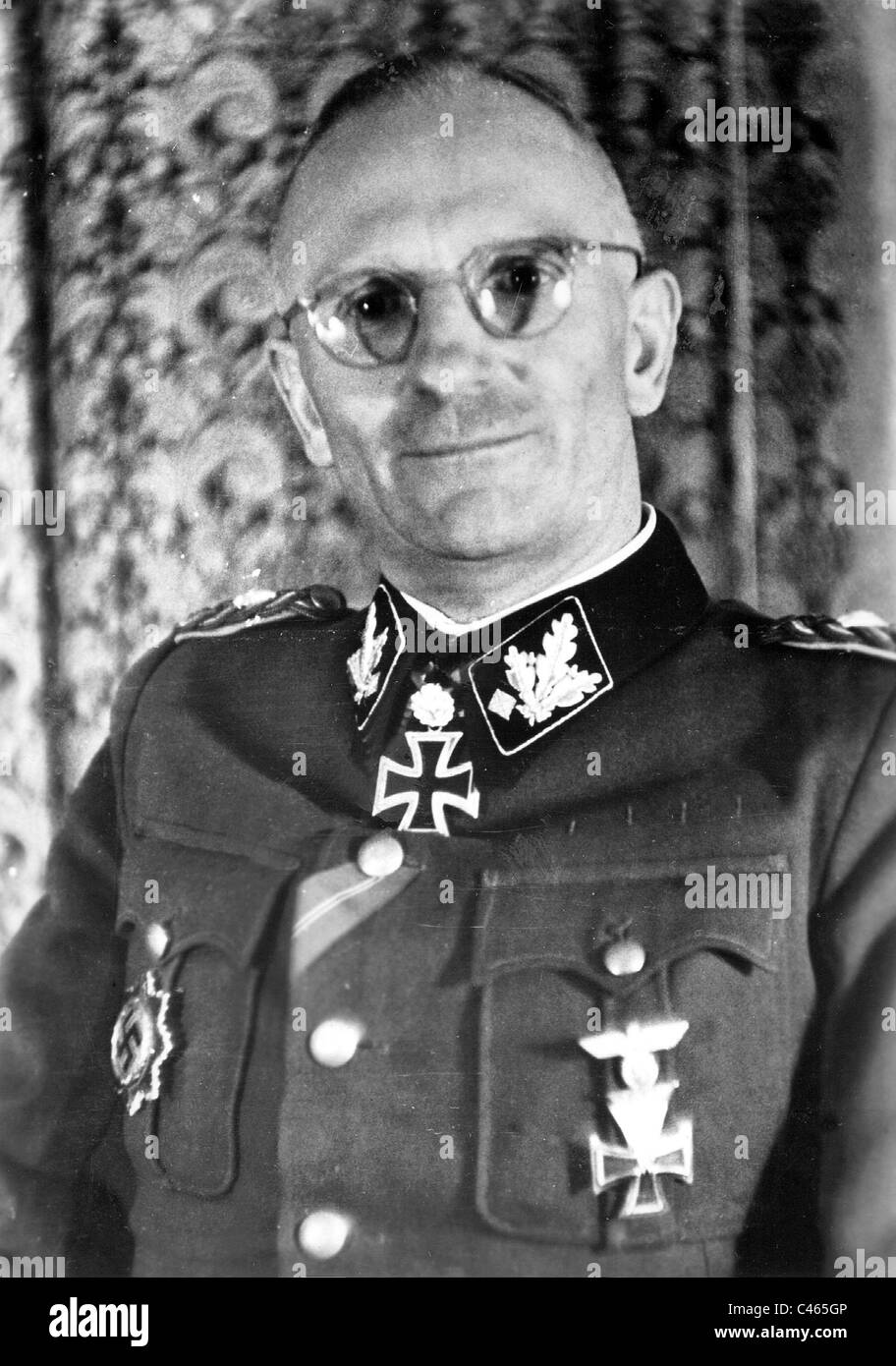 SS-Group Leader Herbert Gille, 1944 Stock Photo