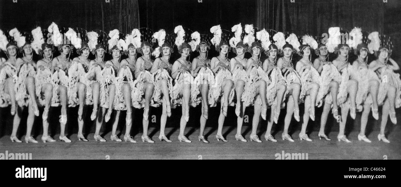Girls Revue, 1926 Stock Photo