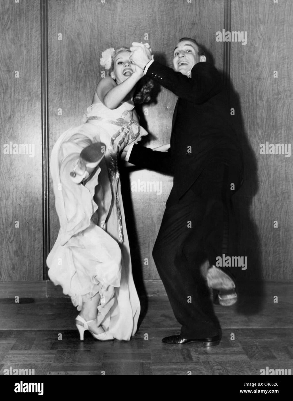 Dancing couple at the 'College Swing', 1937 Stock Photo