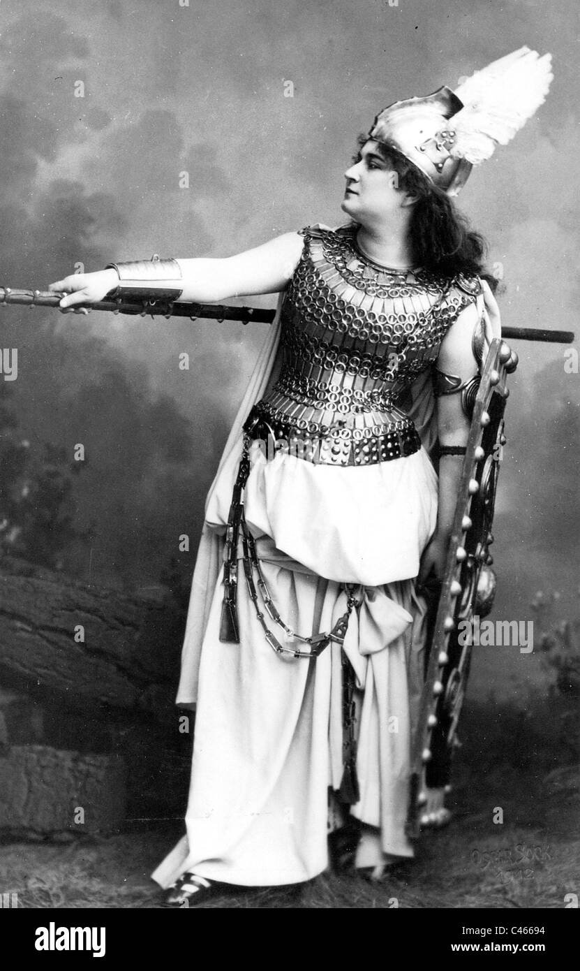 Zdenka Mottl-Fassbender in Richard Wagner's 'The Ring of the Nibelung', 1910 Stock Photo