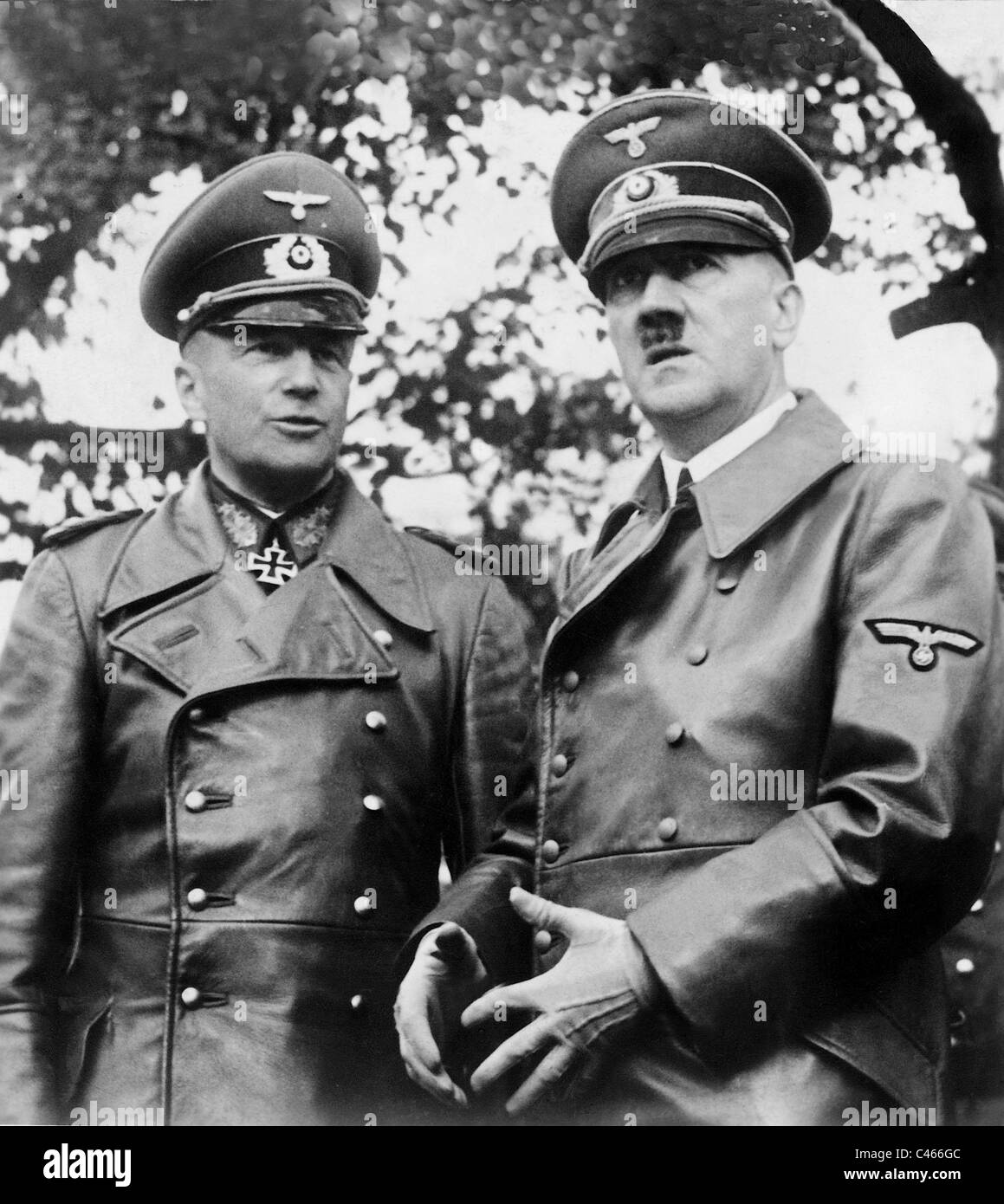 Walther von Brauchitsch with Adolf Hitler, 1940 Stock Photo