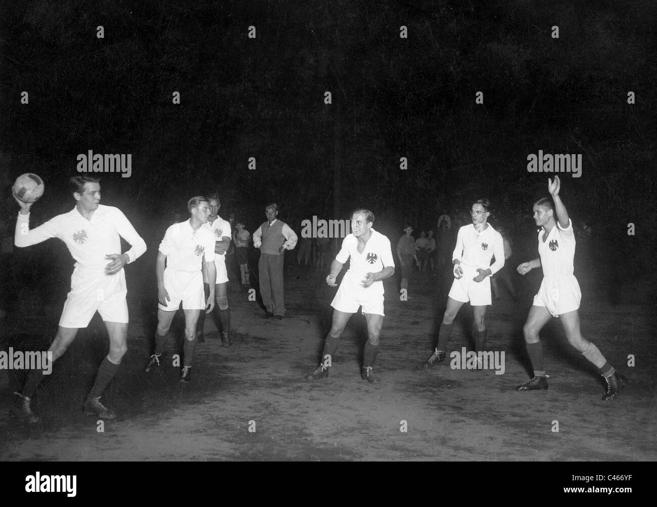 Field handball, 1932 Stock Photo - Alamy