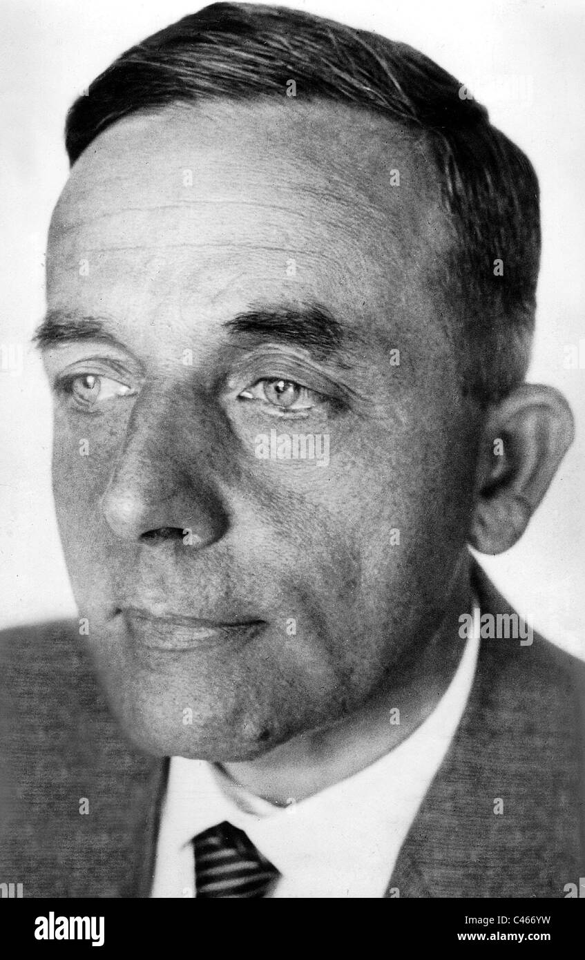 Otto Heinrich Warburg, 1931 Stock Photo