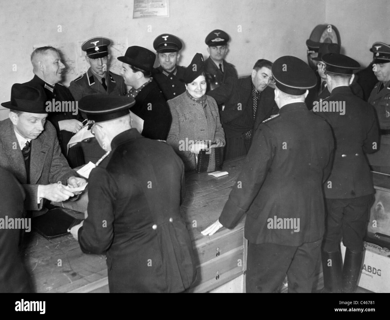 Nazi Germany: Gestapo and Sicherheitsdienst, Reichskriminalpolizeiamt in Berlin, 1933-1945 Stock Photo