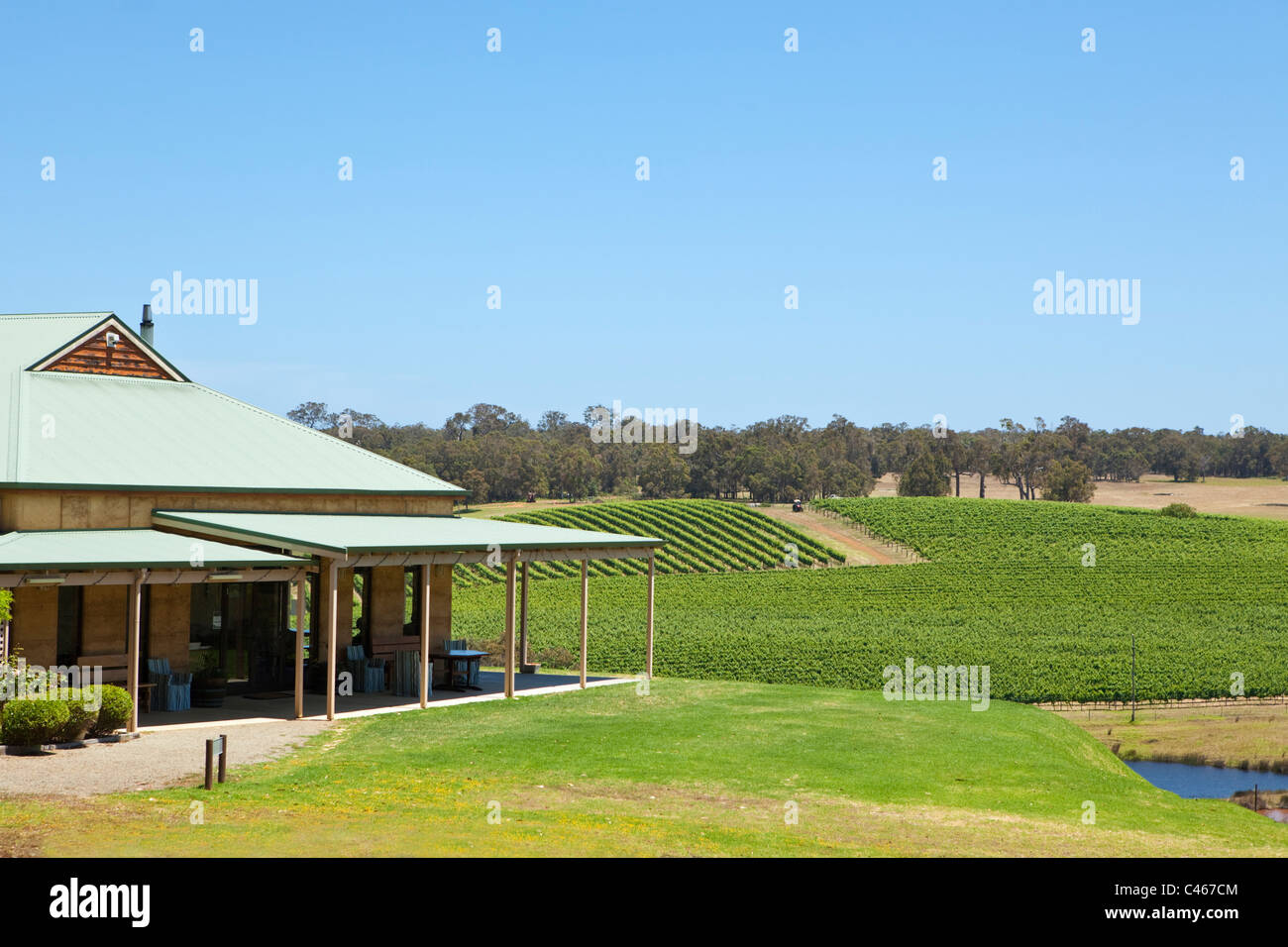 Montgomery's Hill Winery. Albany, Western Australia, Australia Stock Photo