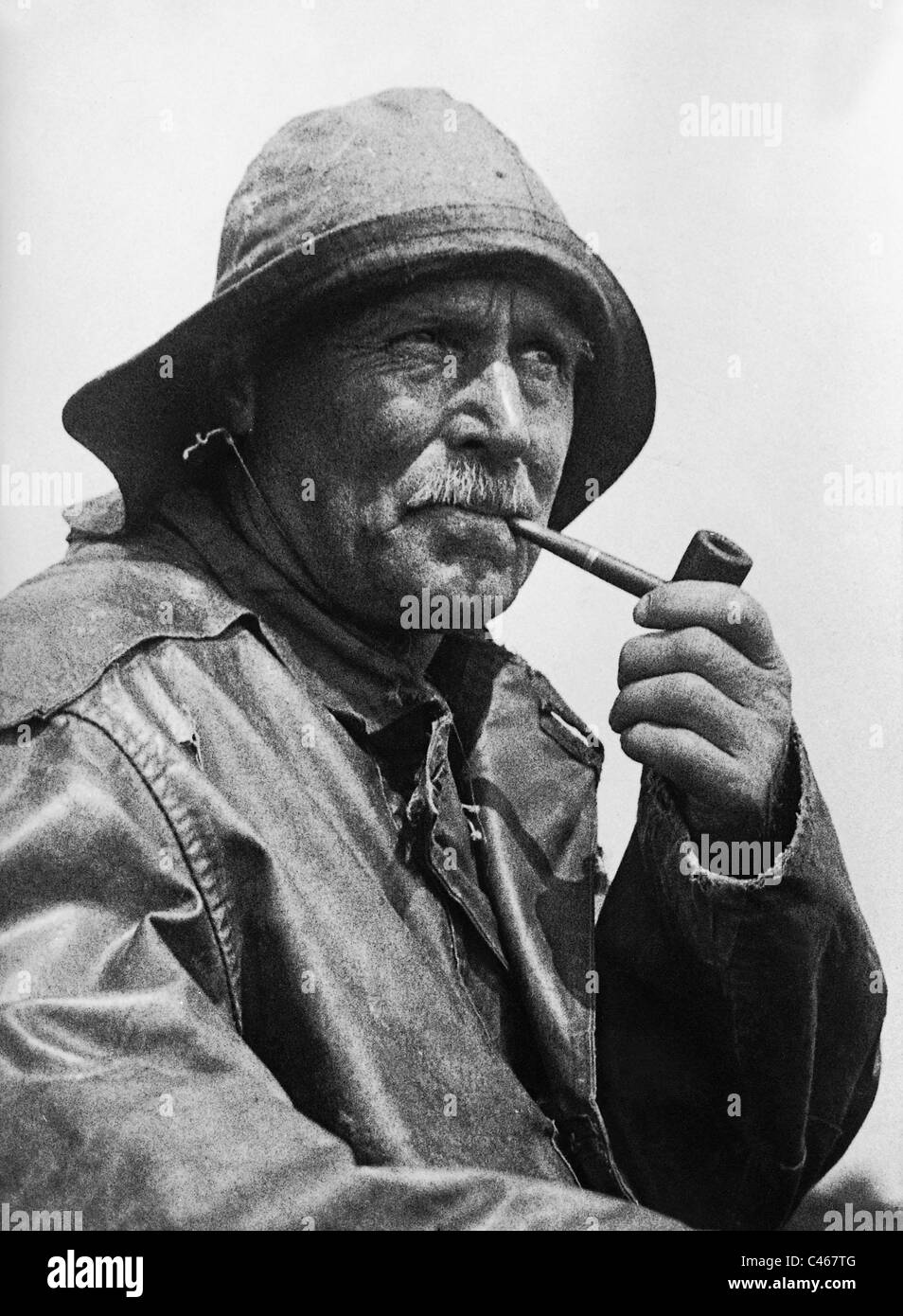 Fisherman, 1937 Stock Photo