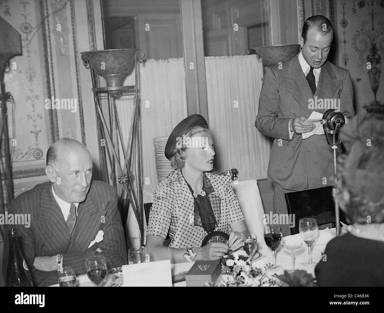 Annabella in Paris, 1937 Stock Photo