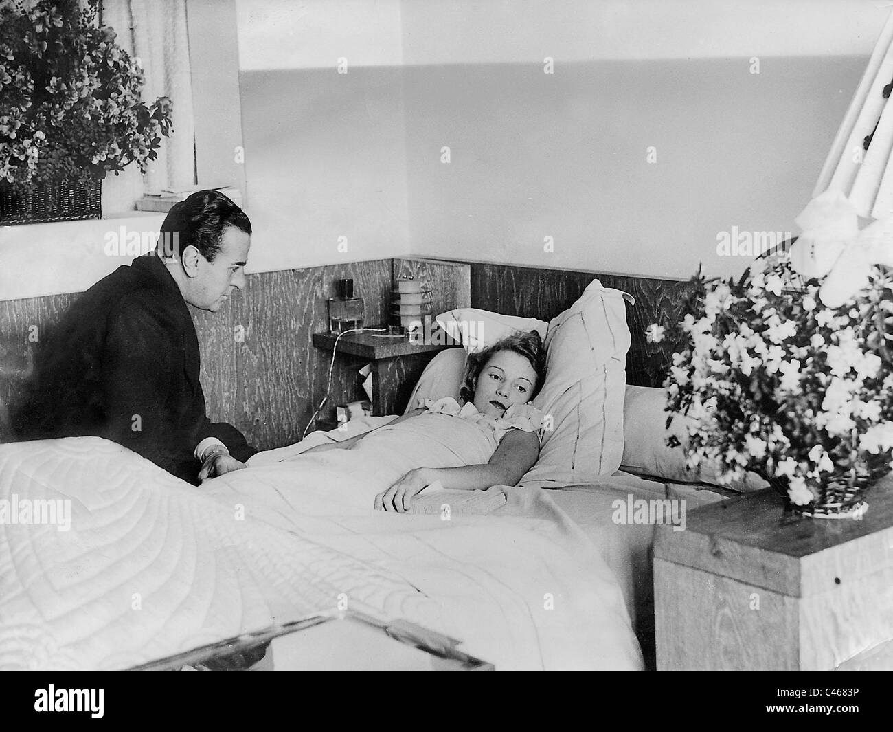 Annabella in the hospital, 1935 Stock Photo