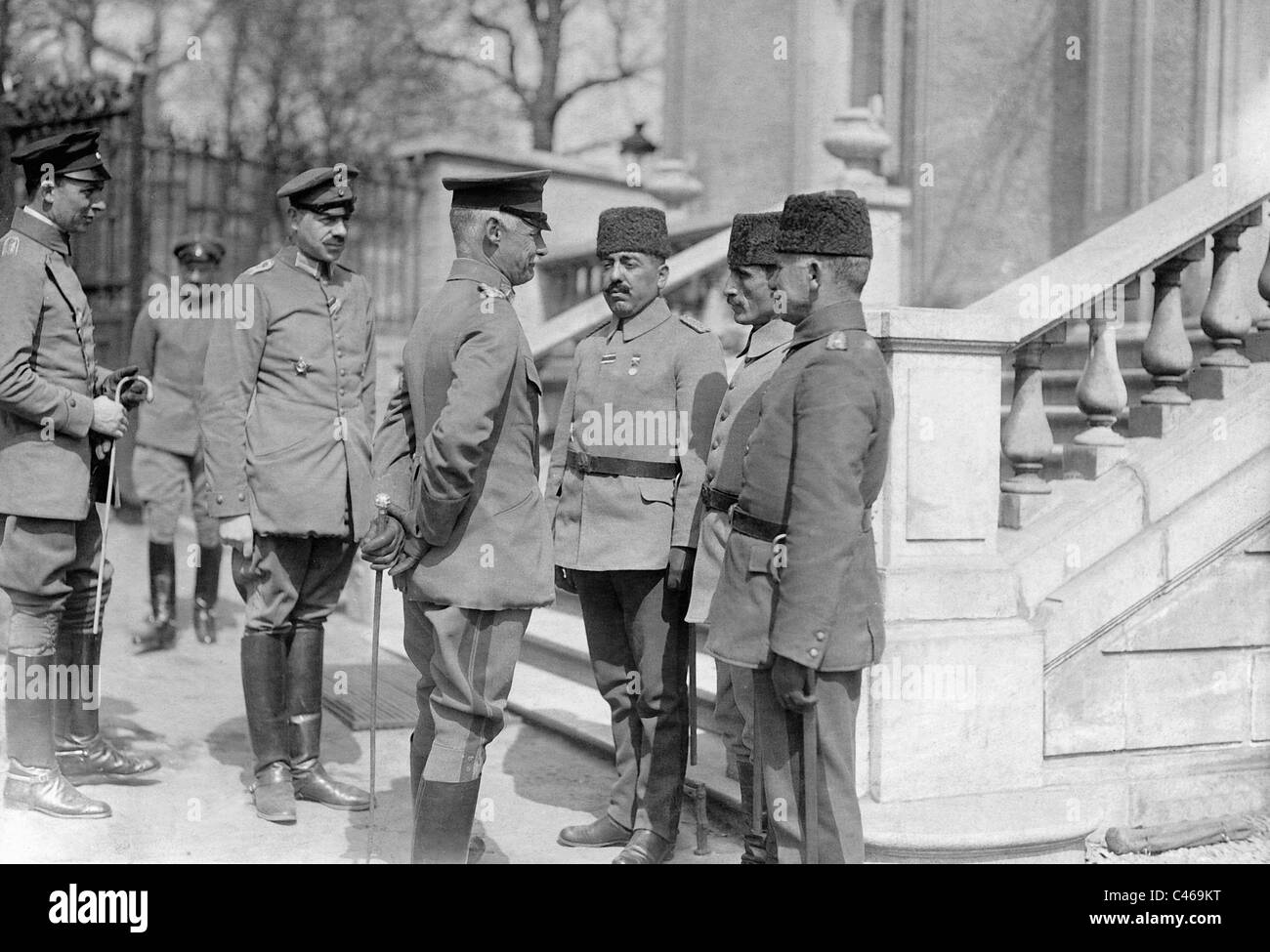 Crown Prince Rupprecht of Bavaria, in conversation with Turkish