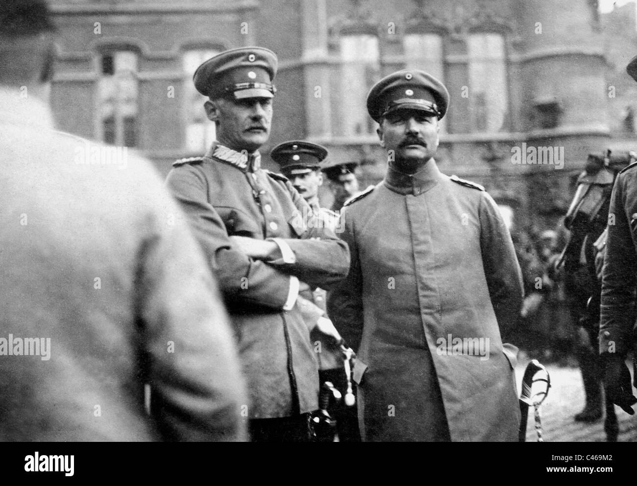 Crown Prince Rupprecht of Bavaria and Konrad Krafft von Dellmensingen, 1914 Stock Photo