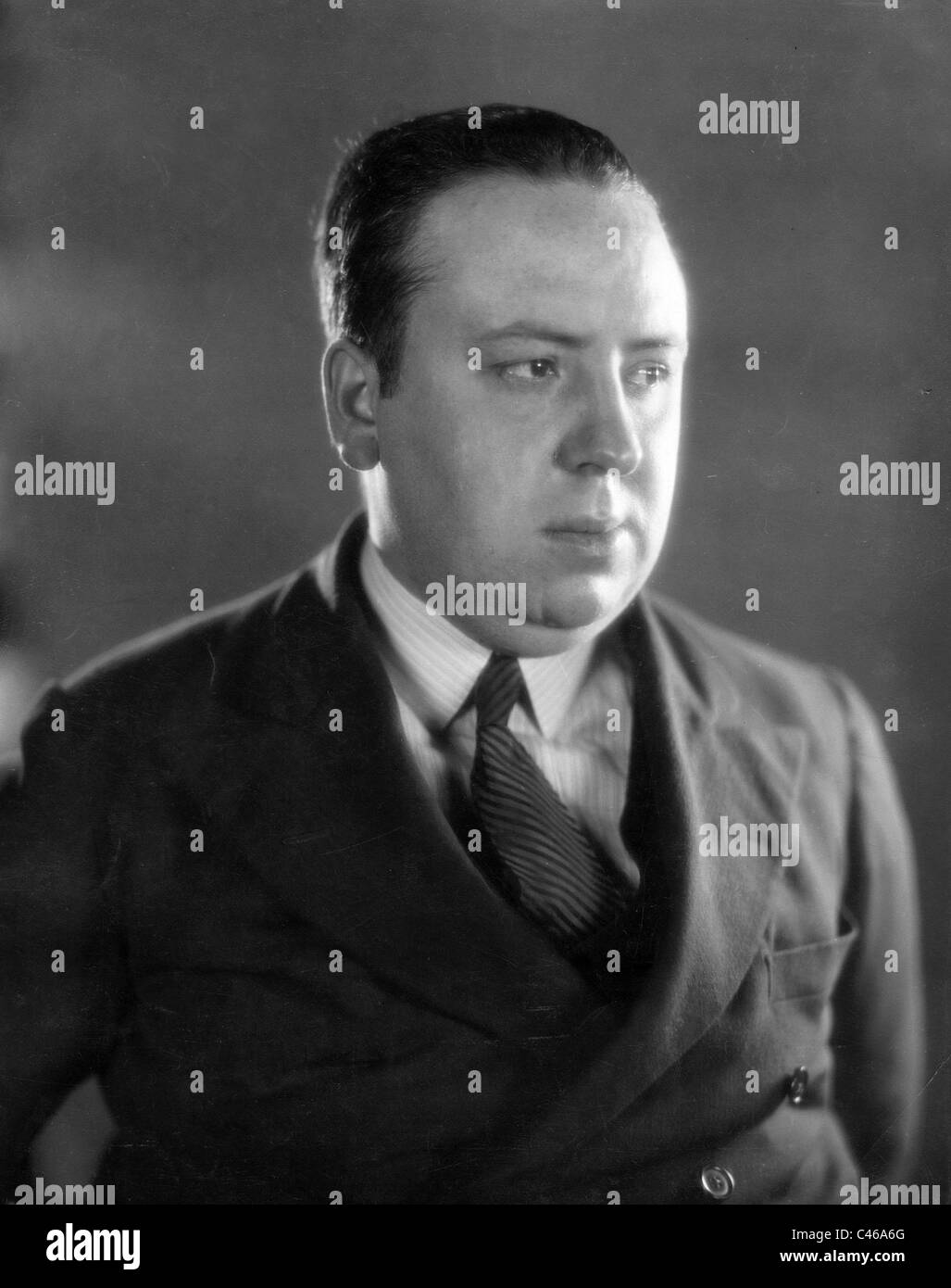 Alfred Hitchcock, 1930s Stock Photo