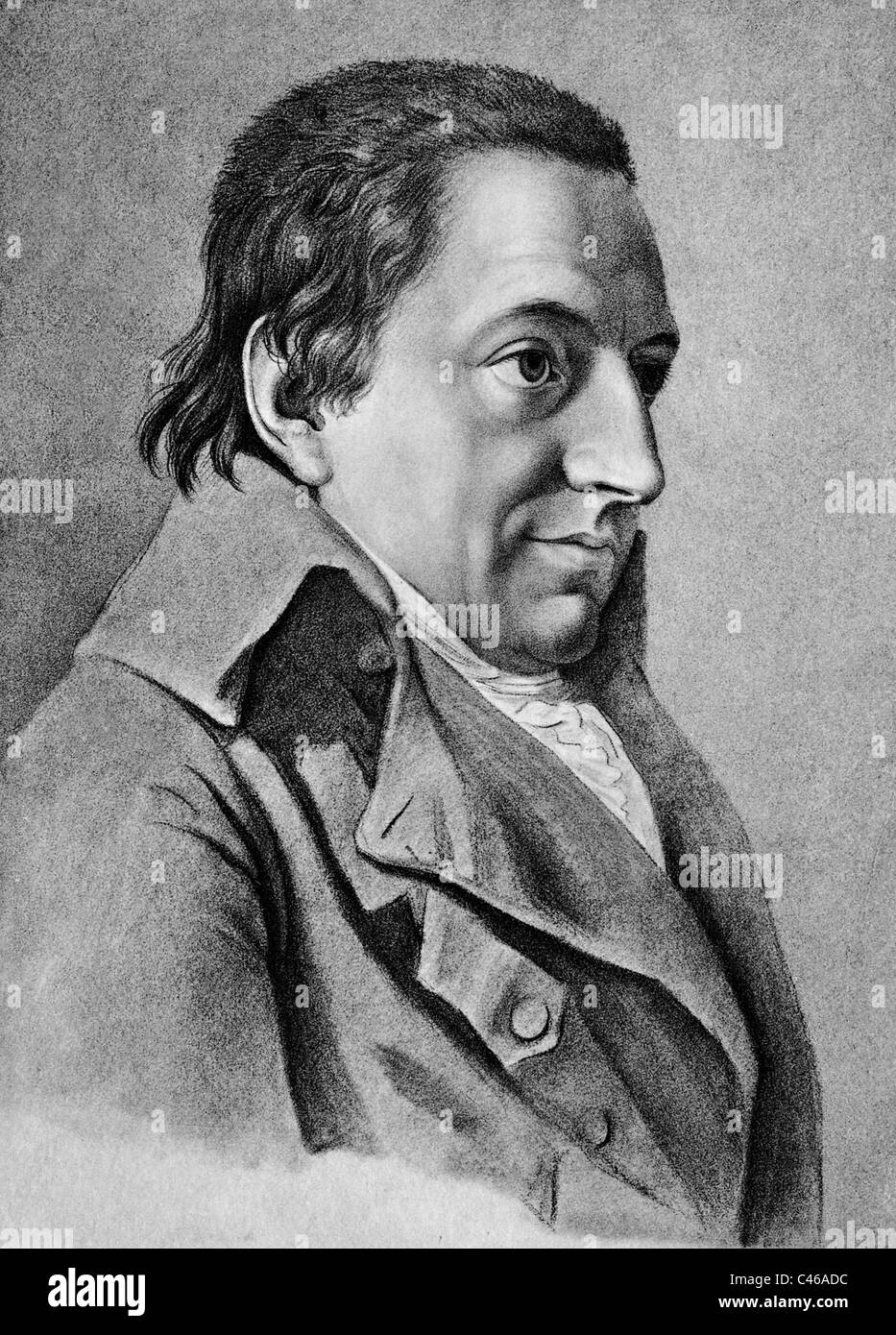 Johann Gottlieb Fichte Stock Photo