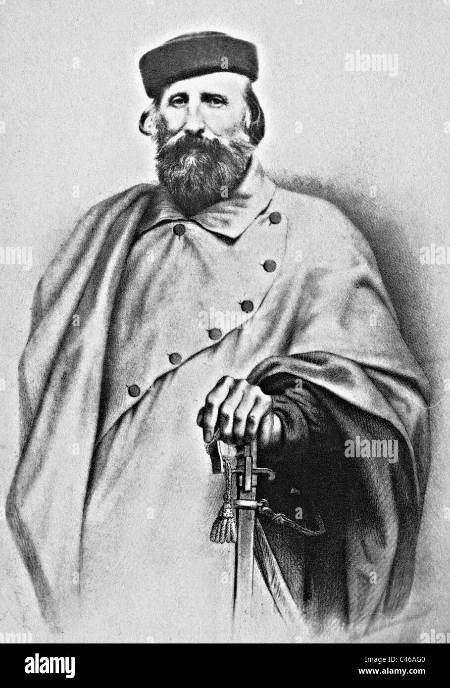 Giuseppe Garibaldi Stock Photo