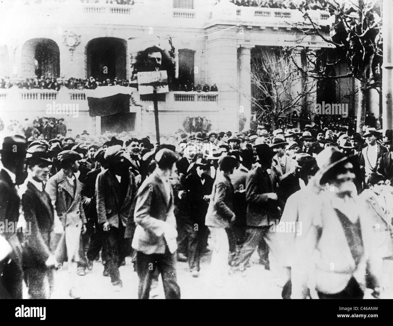 Disturbances in Chile, 1931 Stock Photo