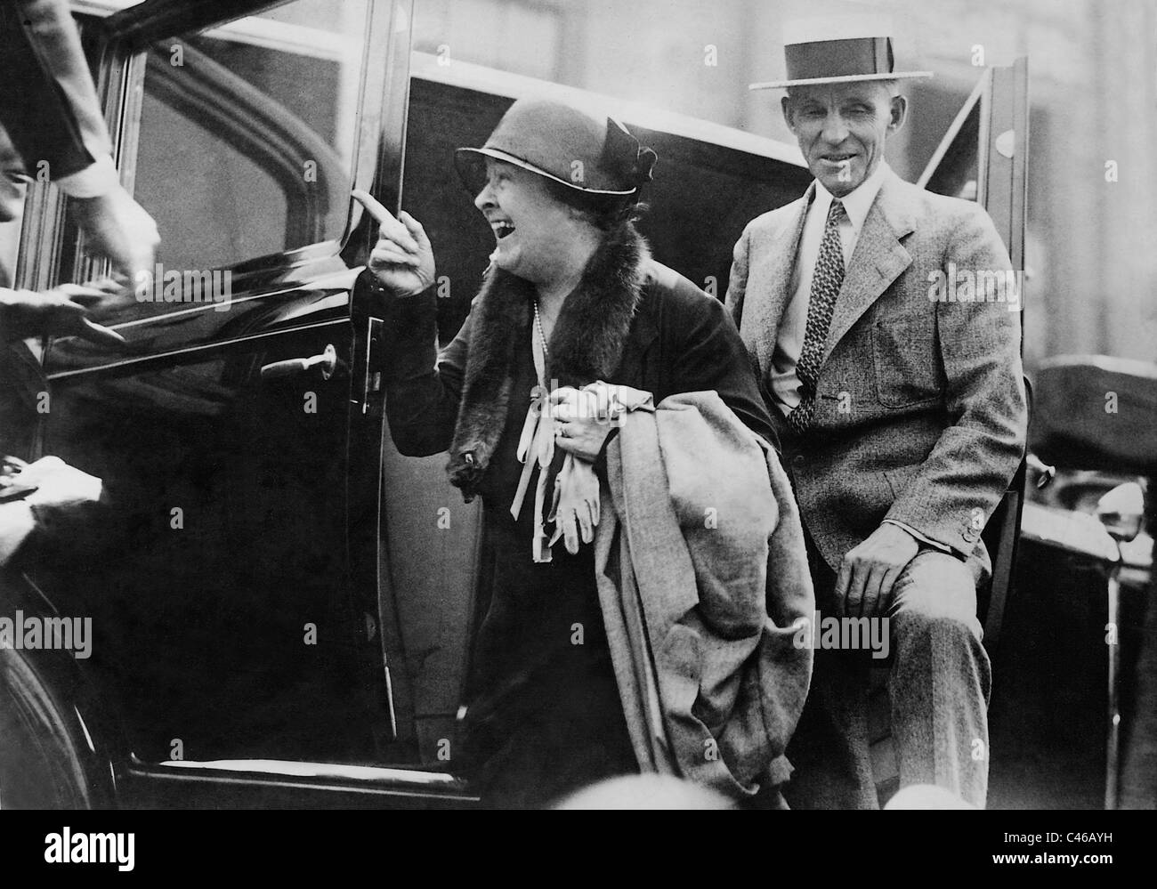 Henry Ford and his wife Clara Bryant Ford, 1930 Stock Photo - Alamy