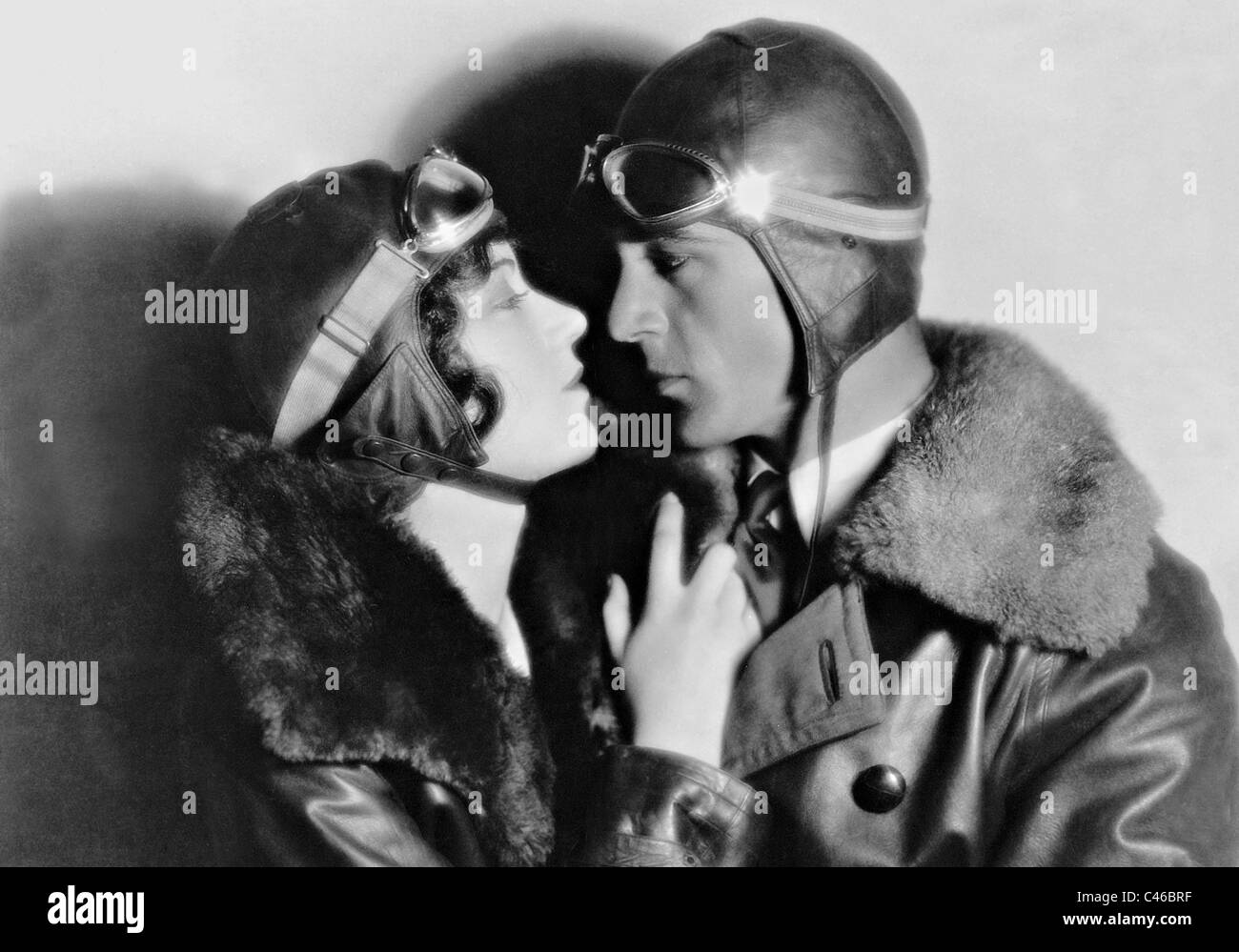 Fay Wray and Gary Cooper in 'The Legion of the Condemned', 1928 Stock Photo