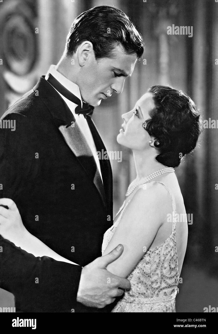 Gary Cooper and Sylvia Sidney in 'City Streets', 1931 Stock Photo