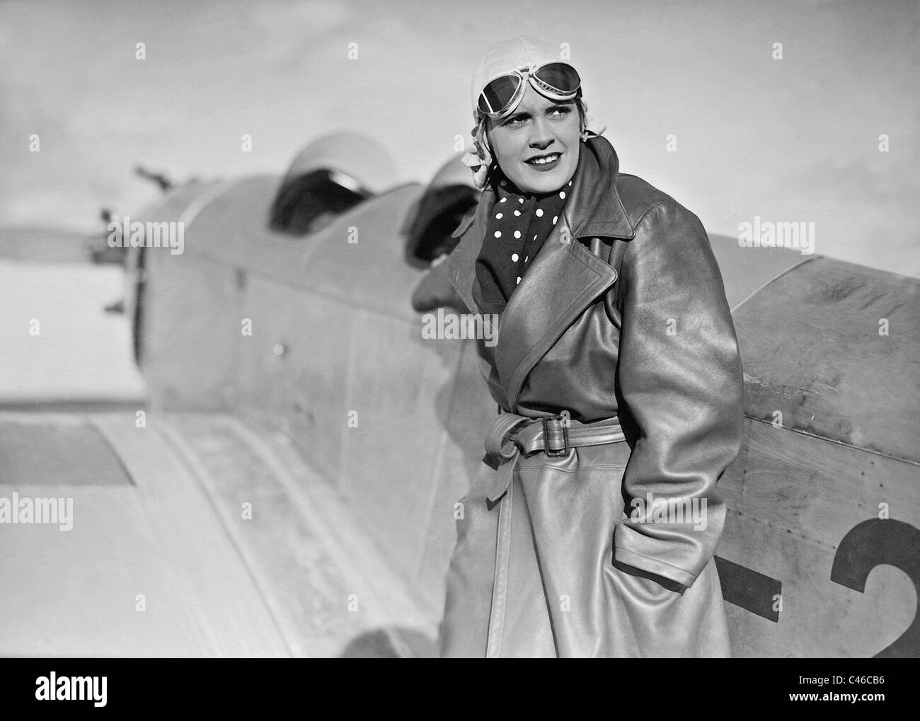Sybille Schmitz in 'Rivalen der Luft', 1934 Stock Photo