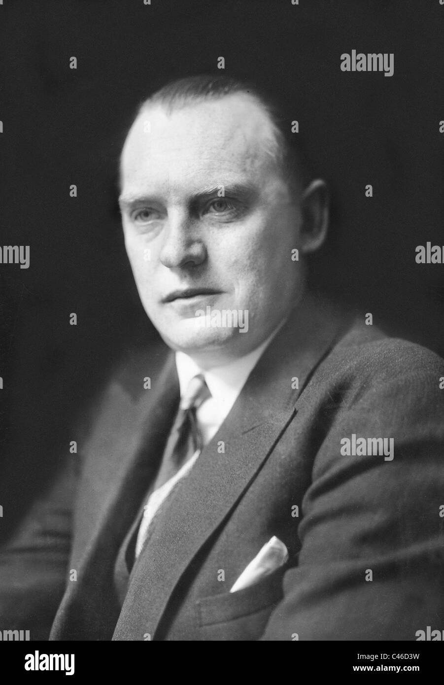 Alexander Alekhine, 1929 Stock Photo