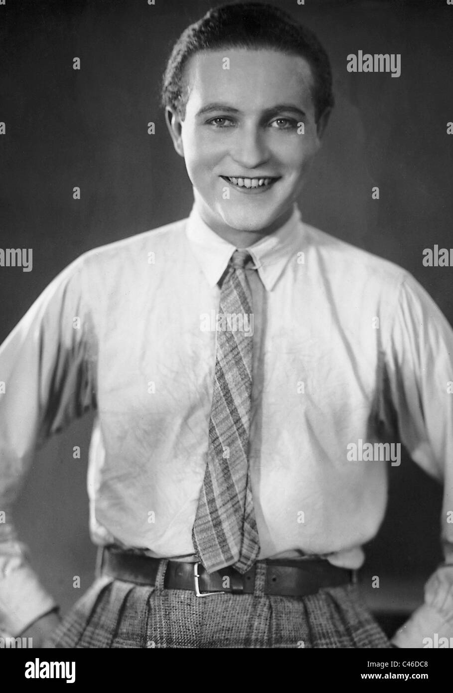 Willy Fritsch in 'Der Farmer aus Texas', 1925 Stock Photo