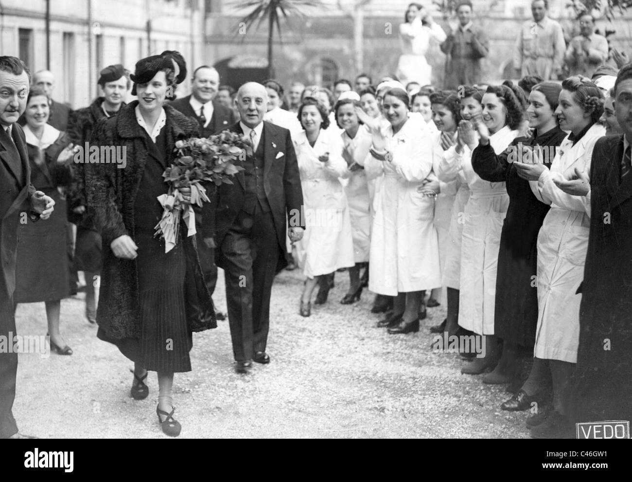 Umberto II., Maria von Belgien, 1940 Stock Photo