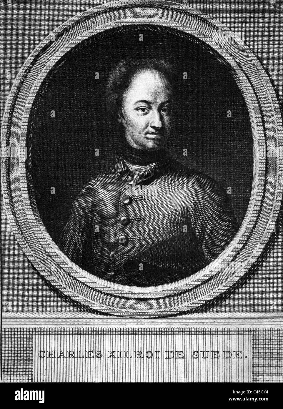 Karl XII., Stock Photo