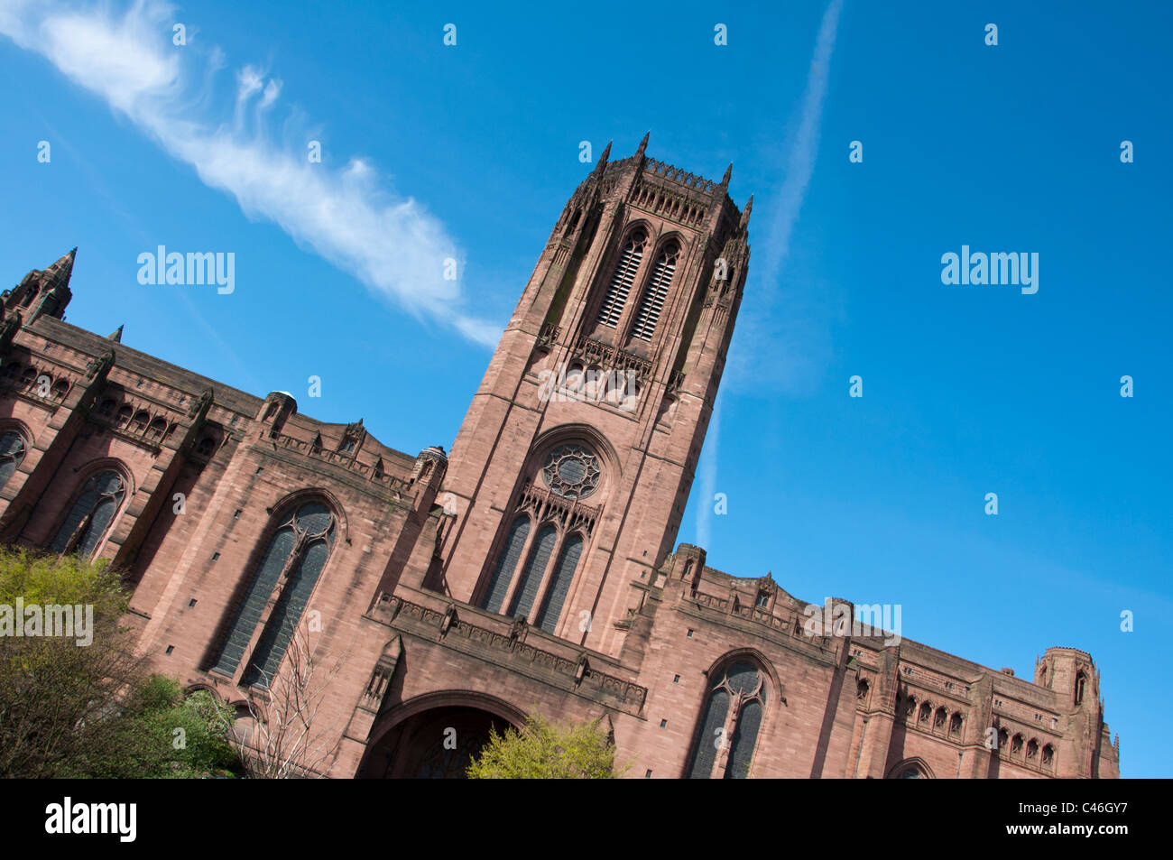 Liverpool Anglican Cathedral Liverpool England UK Stock Photo