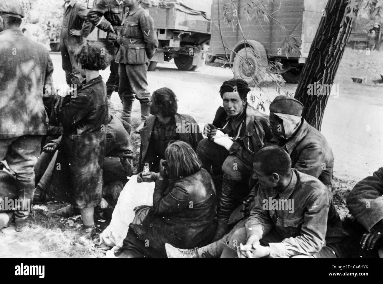 Second World War, Russian Prisoners of War: Women in the Red Army Stock ...