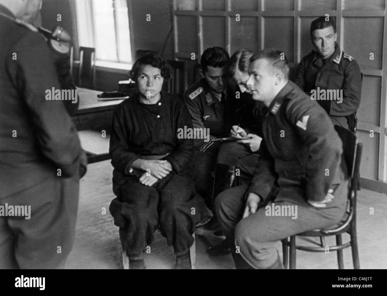 Second World War, Russian Prisoners of War Women in the Red Army Stock