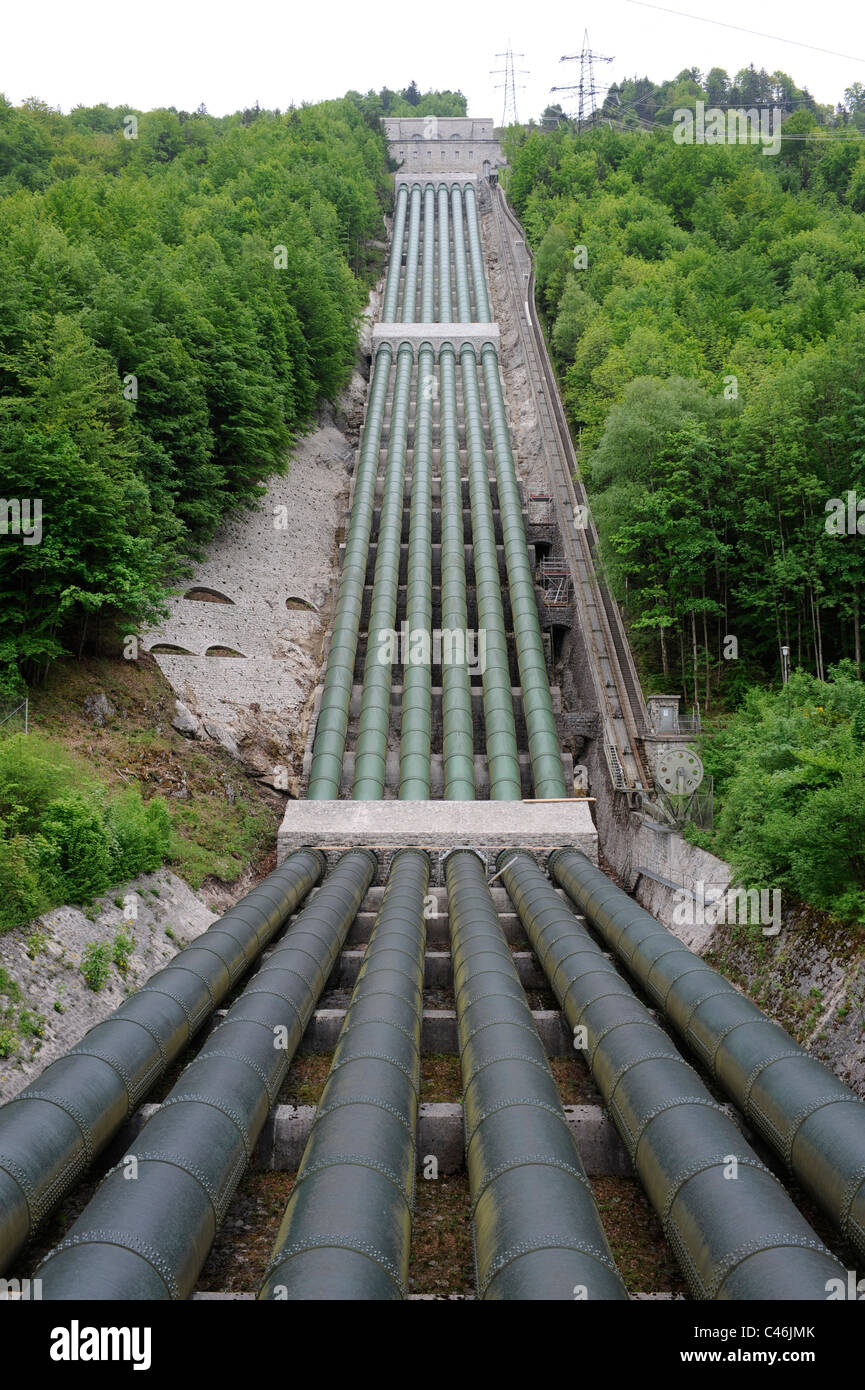 Hydroelectric dam and water drain hires stock photography and images