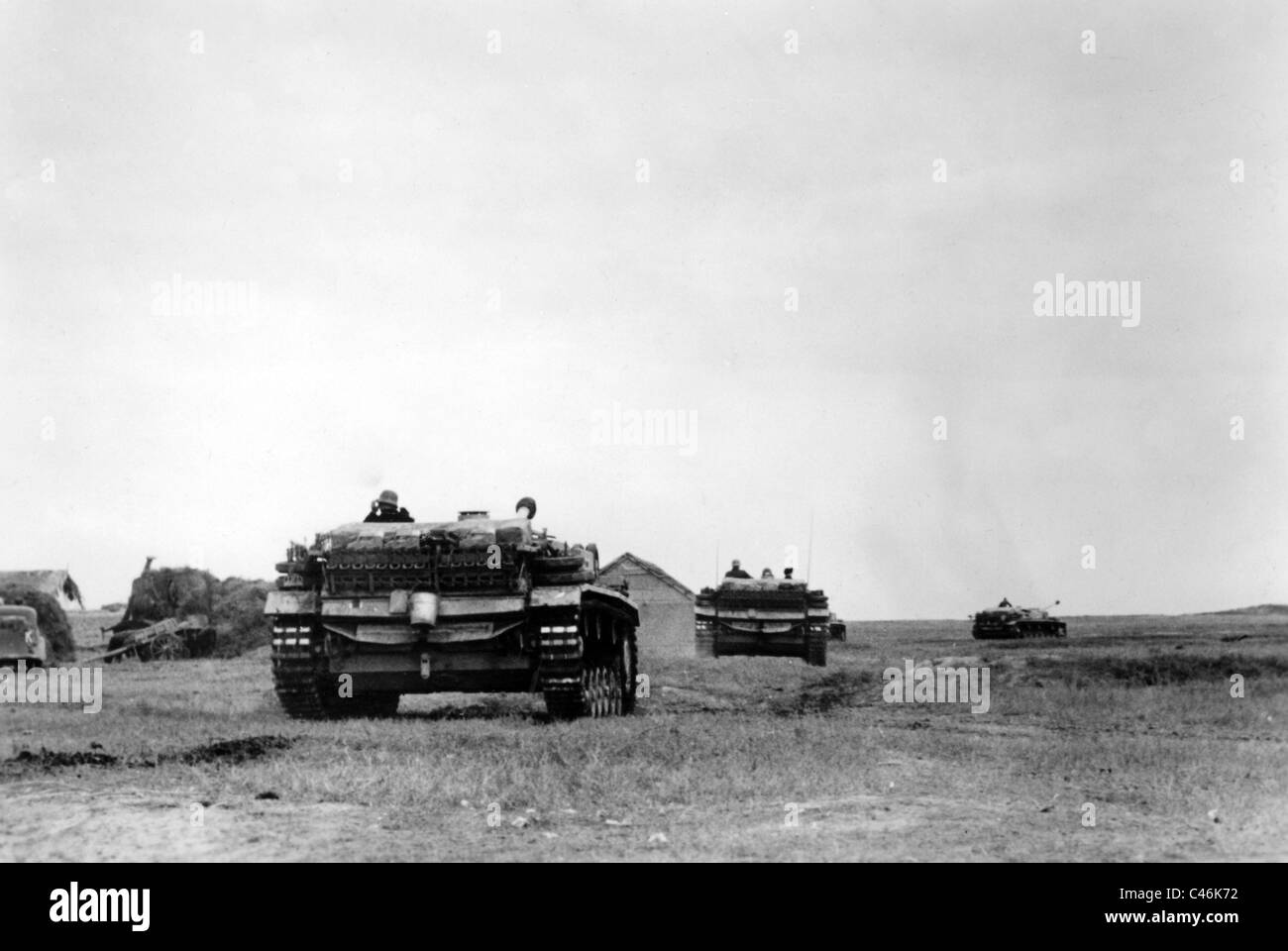 Second World War: German soldiers operating in the Kalmyk steppe ...