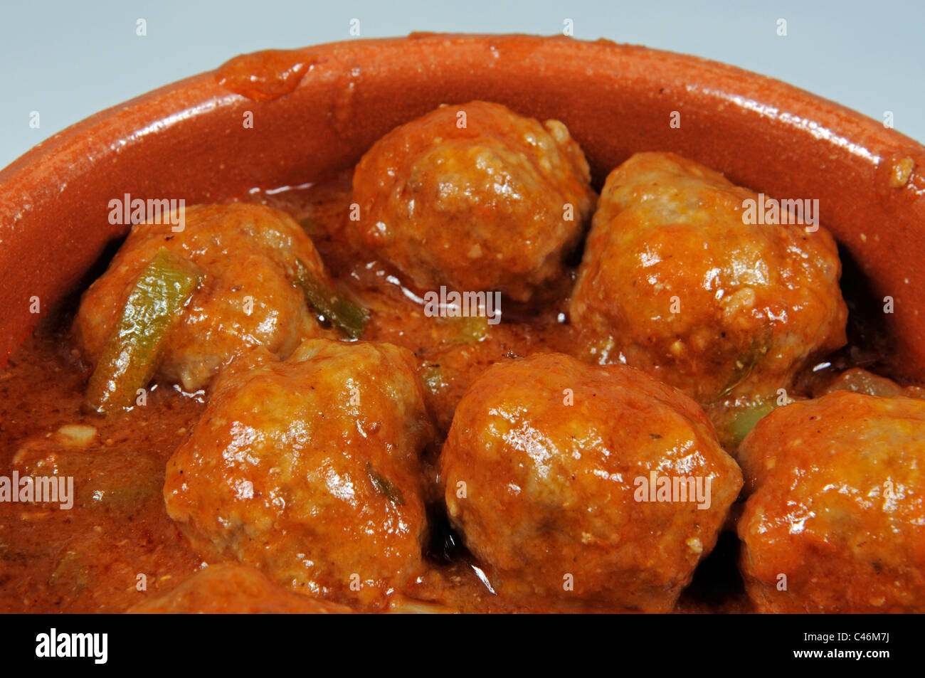 Albondigas (Spanish meatballs) in tomato sauce, Calypso, Costa del Sol