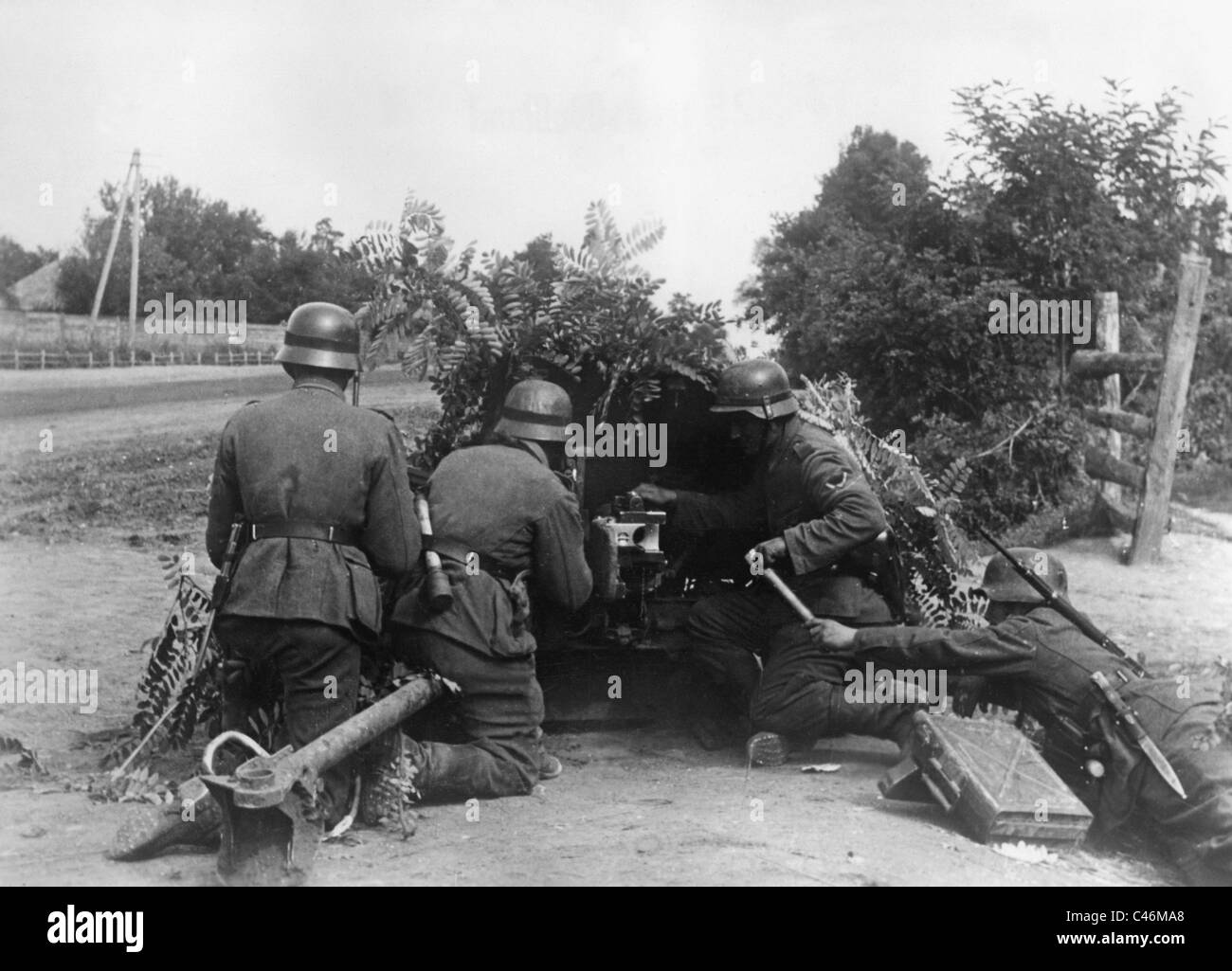 Second World War: German Army Group South and allied Axis troops ...