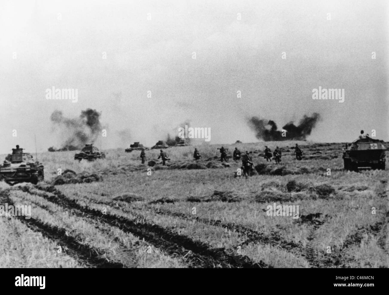 Second World War: Battle of Uman, August 1941 Stock Photo