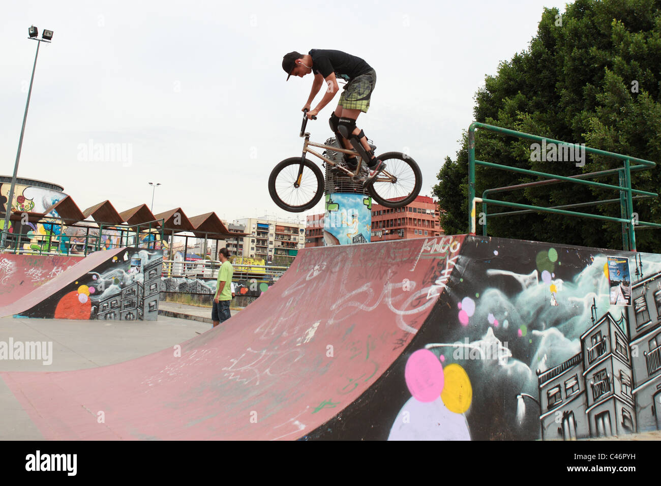Bmx jump hi-res stock photography and images - Alamy