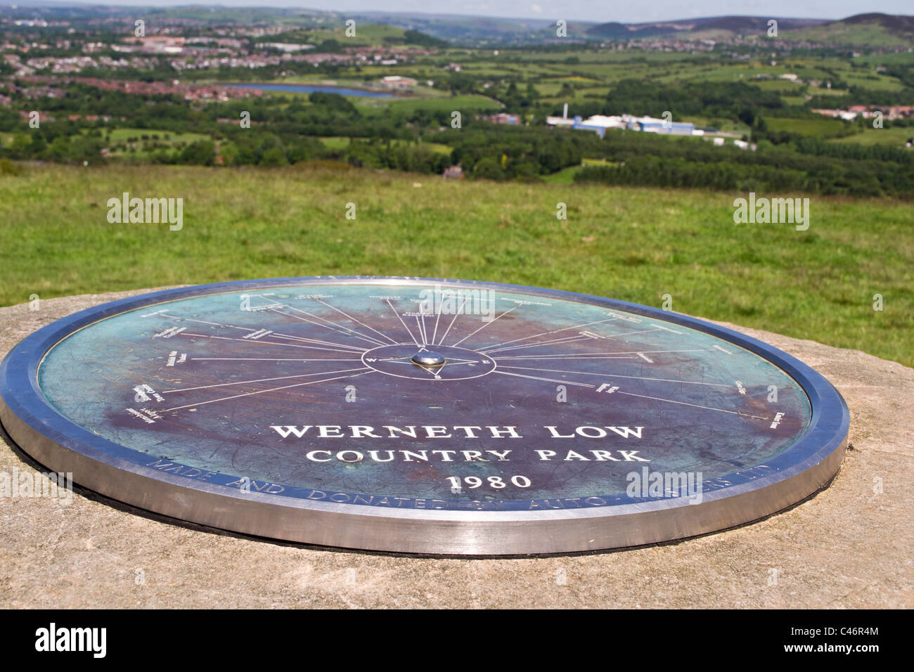 werneth low country park Stock Photo