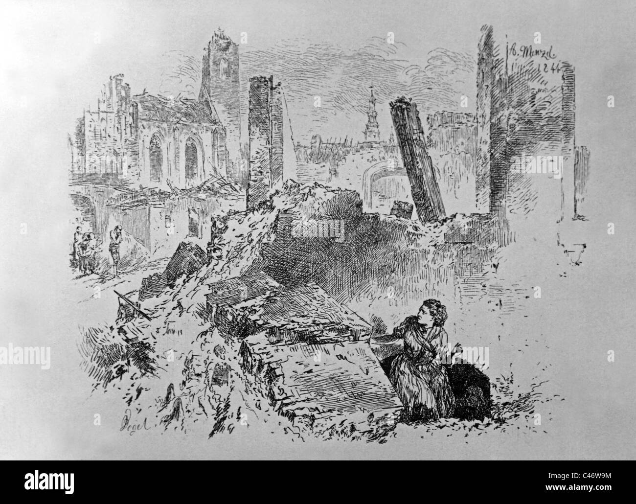 Adolf von Menzel Stock Photo Alamy