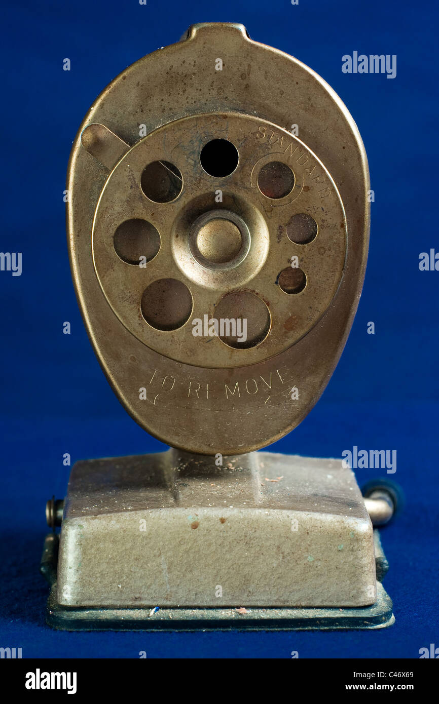 Antique pencil sharpener hi-res stock photography and images - Alamy
