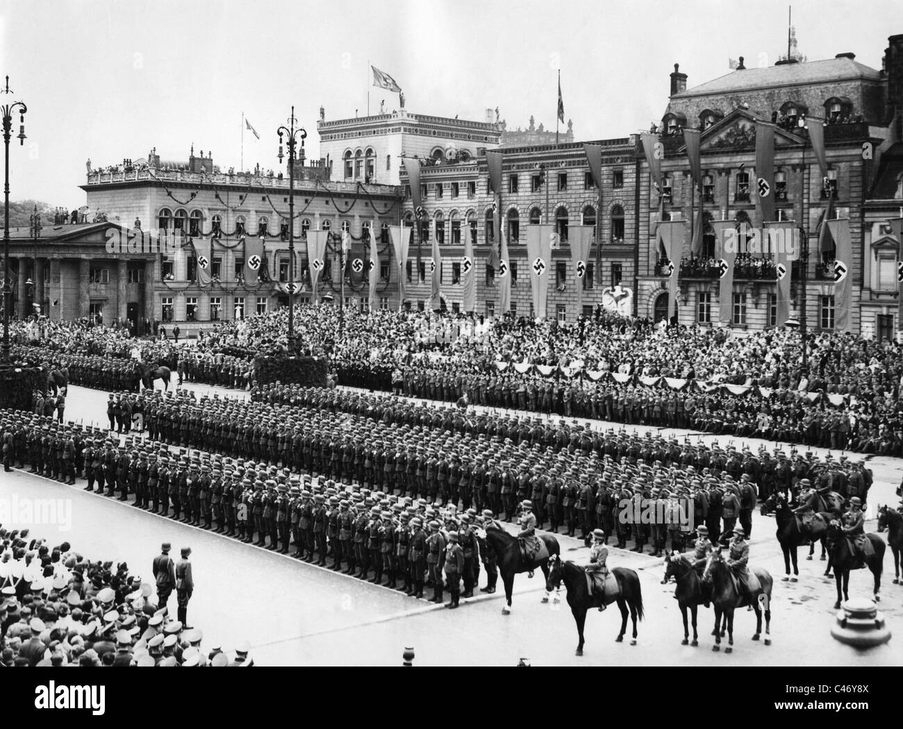 Second World War Victory parade in Berlin and other German cities