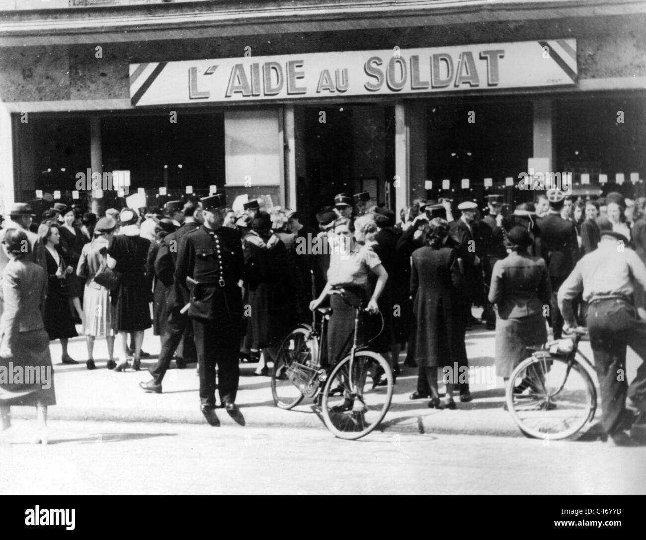 Paris was under german occupation Black and White Stock Photos & Images ...