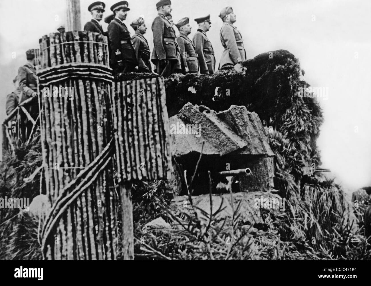 Benito Mussolini 1939 Black and White Stock Photos & Images - Alamy