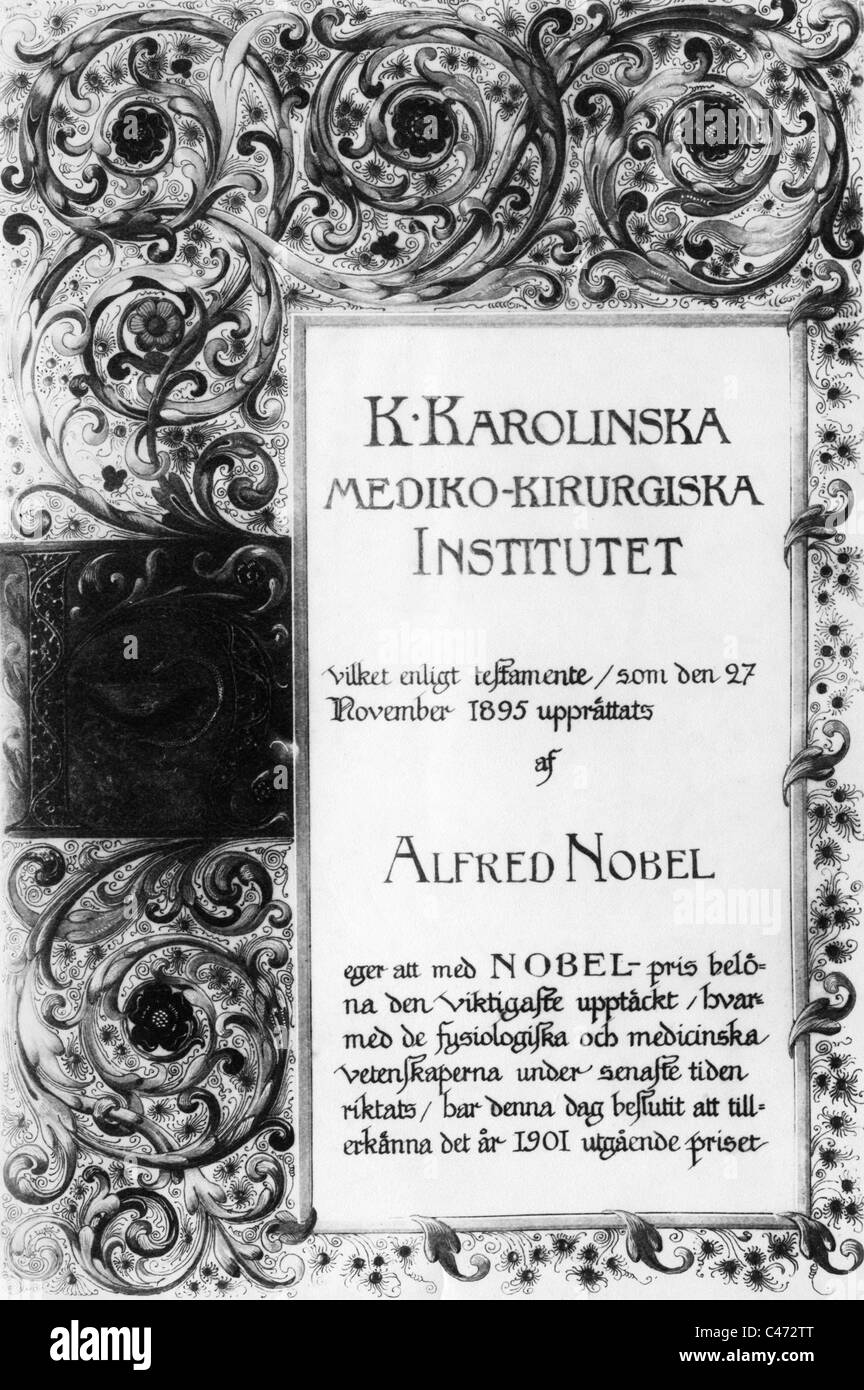 Alfred Nobel, Stock Photo