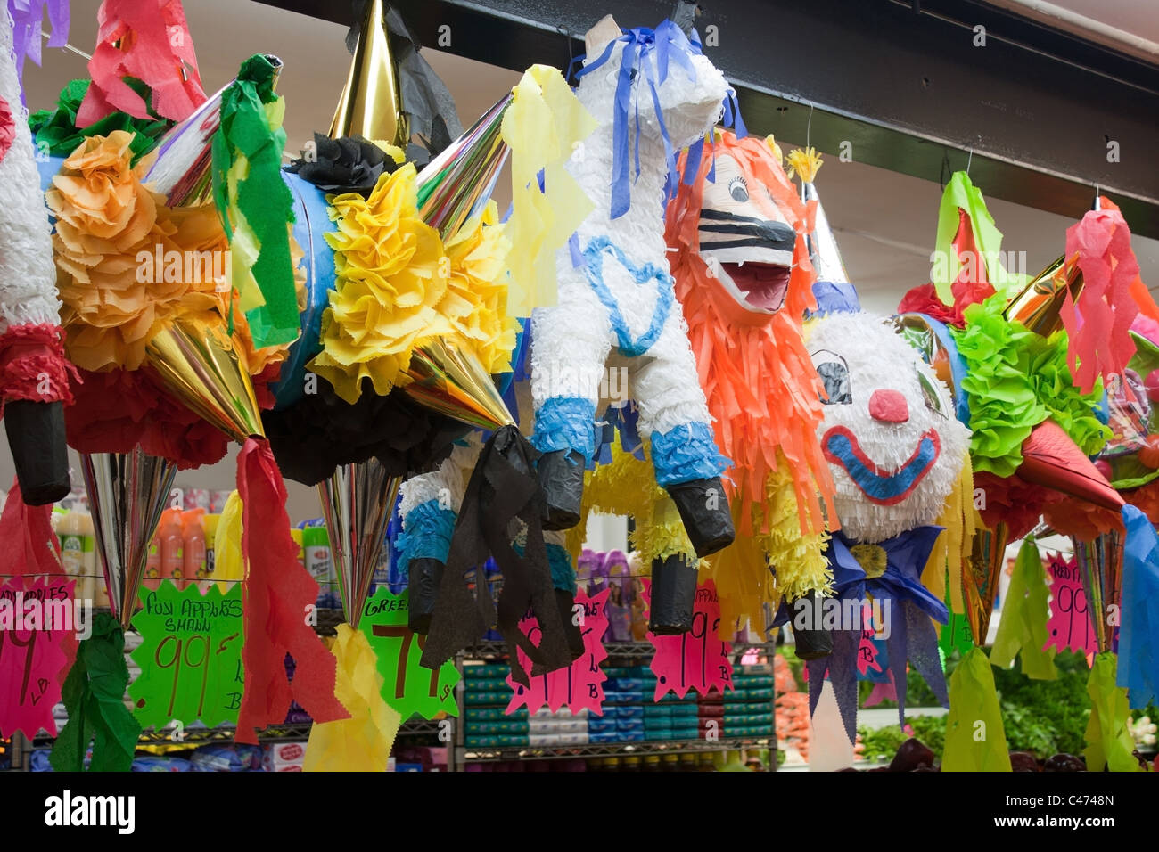 Mexican Traditional colorful Pinata in San Francisco store Stock Photo -  Alamy
