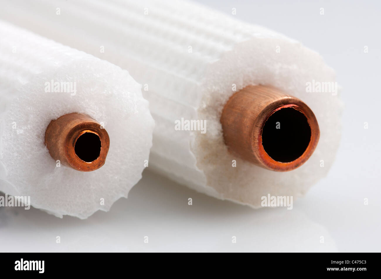 Copper pipe insulated hires stock photography and images Alamy