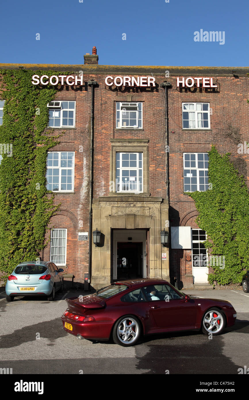 Scotch Corner Hotel on the junction of the A1 / A66 in North Yorkshire, England, U.K. Stock Photo