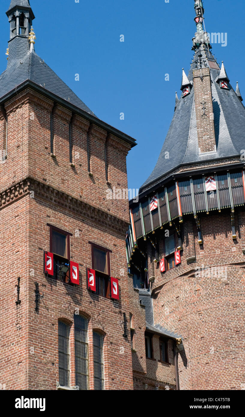 Castle De Haar near Utrecht in the Netherlands Stock Photo